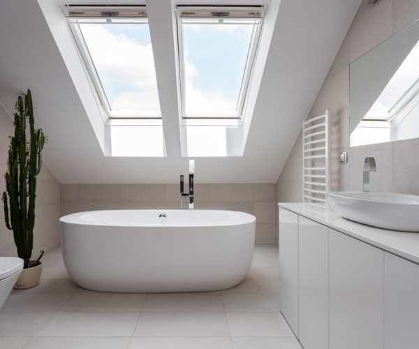 Loft conversion ensuite in Winchester